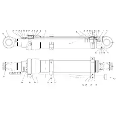 BACK-UP RING 130×135×9.7 130×135×9.7 - Блок «Цилиндр рычага»  (номер на схеме: 29)