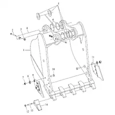 ADJUST SHIM LG6230.15-09 - Блок «Ковш в сборе»  (номер на схеме: 5)