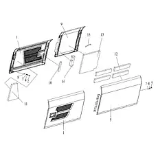 ADJUST SHIM LG6230.14A.04-01 - Блок «Дверь в сборе»  (номер на схеме: 8)