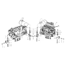 BOLT M12×35 GB/T5783 M12×35 - Блок «Двигатель»  (номер на схеме: 10)