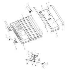 BOLT M12×25 GB/T5783 M12×25 - Блок «Капот в сборе»  (номер на схеме: 8)