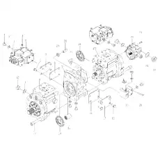 HEXAGON SOCKET HEAD CAP SCREW GB/T70.1 M8×20 - Блок «MAIN PUMP ASSEMBLY»  (номер на схеме: 23)