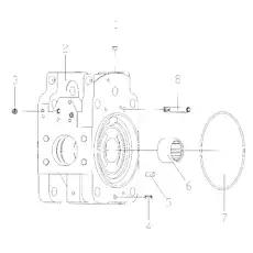 BALL JIS B1501-Ø5.5 - Блок «MIDDLE PUMP CASING ASSEMBLY»  (номер на схеме: 5)