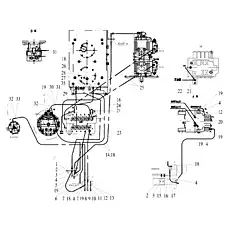 BOLT M10×25 GB/T5783 M10×25 - Блок «PILOT LINES»  (номер на схеме: 2)