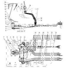 BOLT M10×25 GB/T5783 M10×25 - Блок «PILOT LINES»  (номер на схеме: 17)