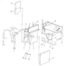 BOLT M12×25 GB/T5783 M12×25 - Блок «THERMAL BAFFLE»  (номер на схеме: 12)