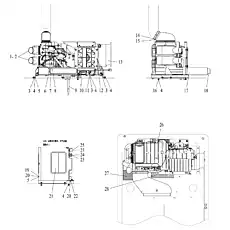 AIR CONDITIONER H20053-7911 - Блок «Воздушный кондиционер в сборе»  (номер на схеме: 6)