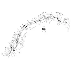 GASKET CDM6210.05-18 - Блок «BREAKER LINES (OPTIONAL)»  (номер на схеме: 36)