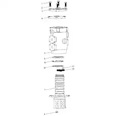 BOLT 6ZWII18K2F-03 - Блок «CENTRAL SWING CONNECTOR»  (номер на схеме: 12)