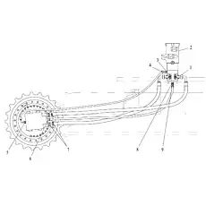 FLANGE COMPONENT M1M1HK-16 - Блок «CHASSIS LINES»  (номер на схеме: 7)