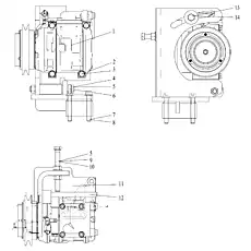 WASHER 12 GB/T96.1 12 - Блок «Компрессор в сборе»  (номер на схеме: 14)