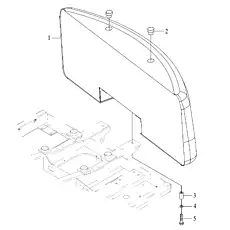 BOLT M30×260 GB/T5782 M30×260 - Блок «Противовес в сборе»  (номер на схеме: 5)