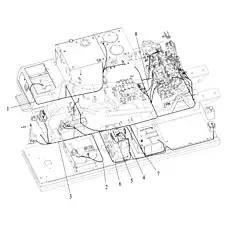 WIRING HARNESS, MONITOR LG6235.07.03 - Блок &laquo;Электрическая система&raquo;  (номер на схеме: 3)