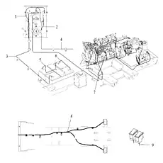 BATTERY CONNECTION CABLE LG6235.07.10 - Блок «Электрическая система»  (номер на схеме: 6)