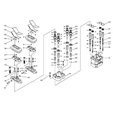 BELLOWS 5033210-0420 - Блок «FOOT PEDAL VALVE»  (номер на схеме: 501)