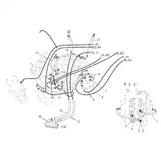 STRAIGHT CONNECTOR 1BG-08B2351 - Блок «PILOT LINES»  (номер на схеме: 10)