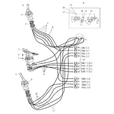 BOLT M10×25 GB/T5783 M10×25 - Блок «PILOT LINES»  (номер на схеме: 6)