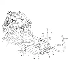 BOLT M12×30 GB/T5783 M12×30 - Блок «WORK LINES»  (номер на схеме: 8)