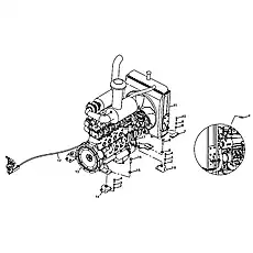 Radiator assembly - Блок &laquo;Система дизельного двигателя&raquo;  (номер на схеме: 11)