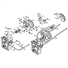 Hose assembly - Блок &laquo;Система преобразователя крутящего момента&raquo;  (номер на схеме: 34)