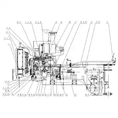 Radiator assembly - Блок «6BT5.9-C130 Система дизельного двигателя»  (номер на схеме: 5)