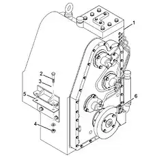 Transmissiom assembly II - Блок «Система коробки передач»  (номер на схеме: 19)
