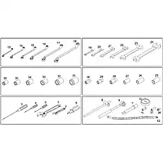 Offset ring spanner 10-12 - Блок «Комплект инструментов»  (номер на схеме: 13)