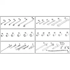 Non-shifting spanner 13-15 - Блок «Комплект инструментов»  (номер на схеме: 20)