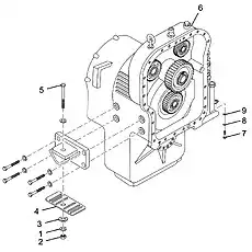 Rubber pad - Блок «Система трансмиссии»  (номер на схеме: 4)