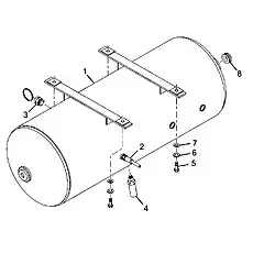 Water drain valve - Блок «Воздушный бак в сборе»  (номер на схеме: 3)