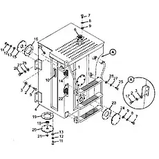 Magnet Ф80хФ40х12 - Блок «Гидравлический бак в сборе»  (номер на схеме: 18)