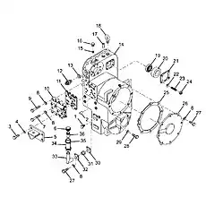 Speed control valve assembly - Блок «Коробка передач в сборе»  (номер на схеме: 10)