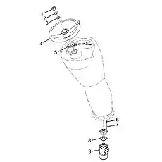 Adjusting gasket - Блок «Гидравлический рулевой механизм»  (номер на схеме: 8)