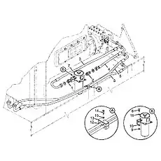 Adapter - Блок «Масляный контур в сборе трансмиссии и крутящего момента»  (номер на схеме: 1)