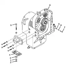Rubber pad - Блок «Система коробки передач»  (номер на схеме: 4)