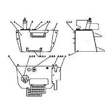 Skidproof Cushion - Блок «B80A0101 Топливный бак в сборе 2»  (номер на схеме: 4)