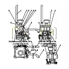 Air Cleaner Bracket - Блок «B80A0103 Admission And Exhaust Assembly»  (номер на схеме: 13)