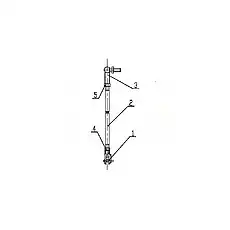 Spheric Hinge - Блок «B80B1108033 Рабочий стержень в сборе»  (номер на схеме: 3)