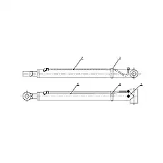 Piston Rod Buffering Ring 50X65.5X6 - Блок «B80D-ZTR-00 Правый стабилизатор цилиндра 2»  (номер на схеме: 10)