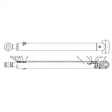 Piston Rod Guide Ring 50X55X40 - Блок «B80D-ZTR-00 Правый стабилизатор цилиндра»  (номер на схеме: 9)