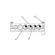 Right Plate Assembly - Блок &laquo;Правый зажим в сборе&raquo;  (номер на схеме: 1)