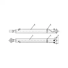 Left Stabilizer Cylinder - Блок &laquo;Левый стабилизатор цилиндра&raquo;  (номер на схеме: 1)