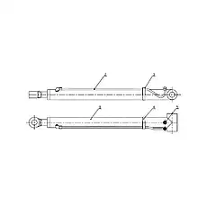Left Stabilizer Cylinder - Блок &laquo;Левый стабилизатор цилиндра&raquo;  (номер на схеме: 1)
