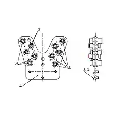 Plate Assembly - Блок &laquo;Разъём в сборе&raquo;  (номер на схеме: 1)