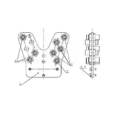 Plate Assembly - Блок &laquo;Разъём в сборе&raquo;  (номер на схеме: 1)