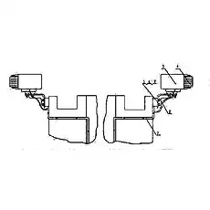 Direction Lamp - Блок «Электропроводка передних ламп»  (номер на схеме: 4)