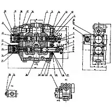 Bolt M8x20 - Блок «DF-25B2 Многоходовой клапан»  (номер на схеме: 9)