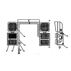 Flood Lamp - Блок «Задняя подвеска фары»  (номер на схеме: 4)