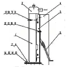 Radiator - Блок «Z30E0102T12 Система охлаждения»  (номер на схеме: 2)