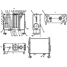 Screw M4x16 - Блок «Z30E1003T12 Гидравлический масляный бак»  (номер на схеме: 34)